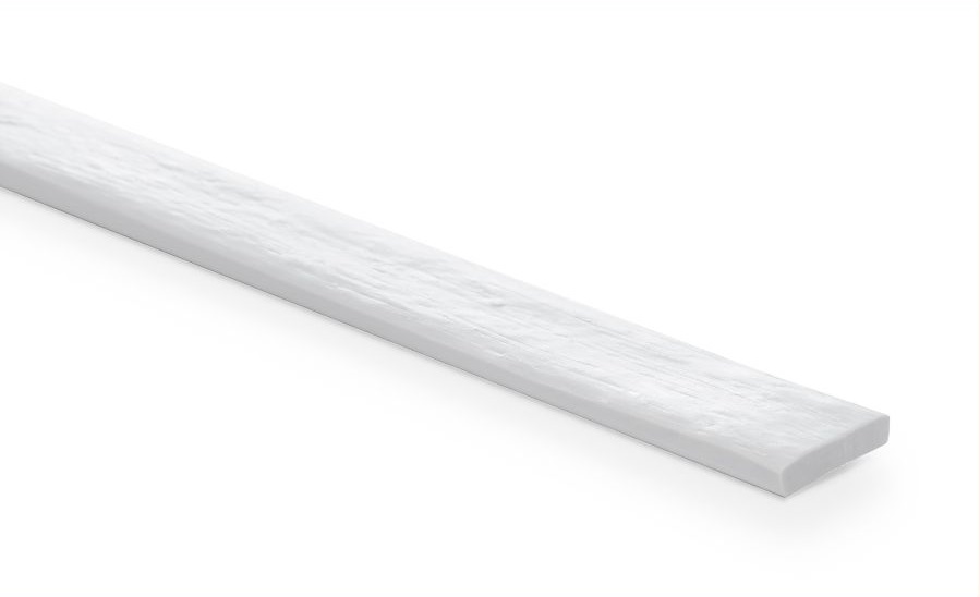 Flat profile A2085 
100% recycled, 14x3 mm
(PVC elastic, white), 200 m/spool